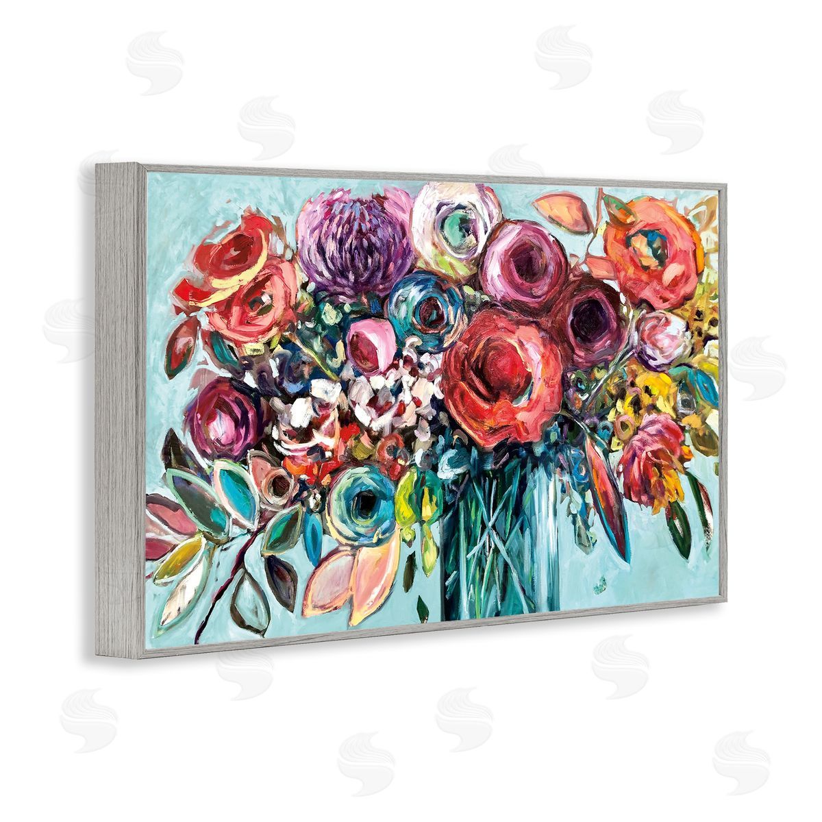 Vanessa Drew Here Comes The Sun Blossoms Canvas Wall Art Print