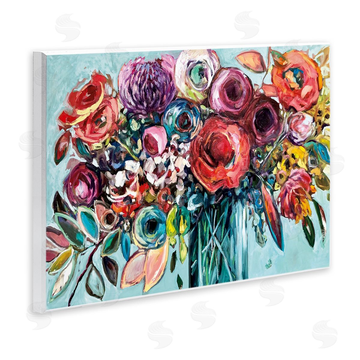 Vanessa Drew Here Comes The Sun Blossoms Canvas Wall Art Print