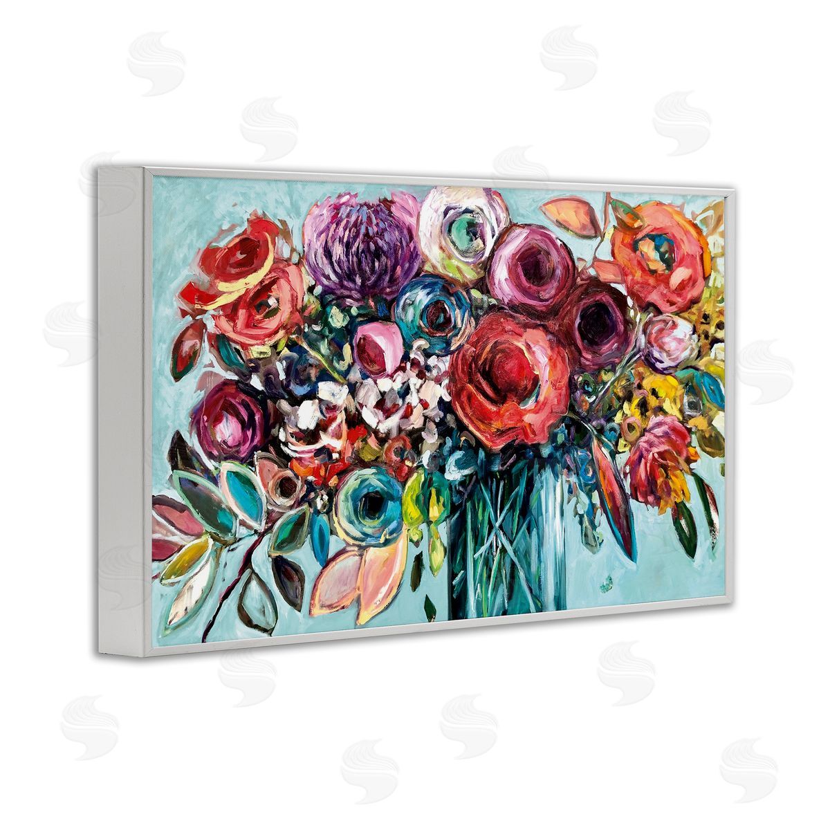 Vanessa Drew Here Comes The Sun Blossoms Canvas Wall Art Print