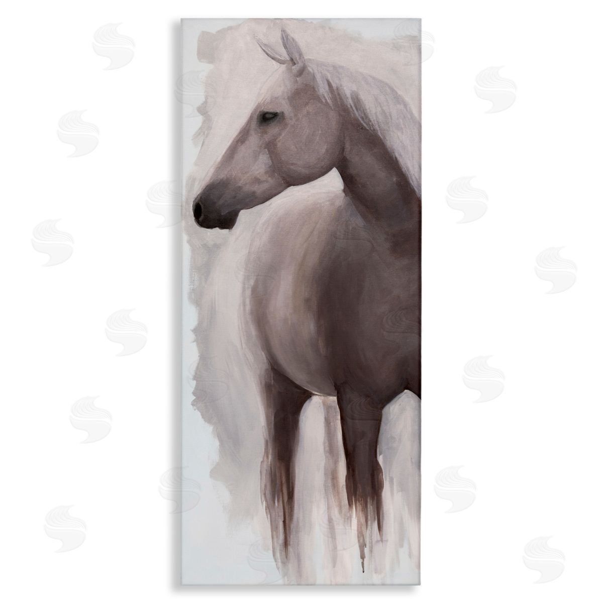 Jelena Petric Graceful Standing Horse Canvas Wall Art Print