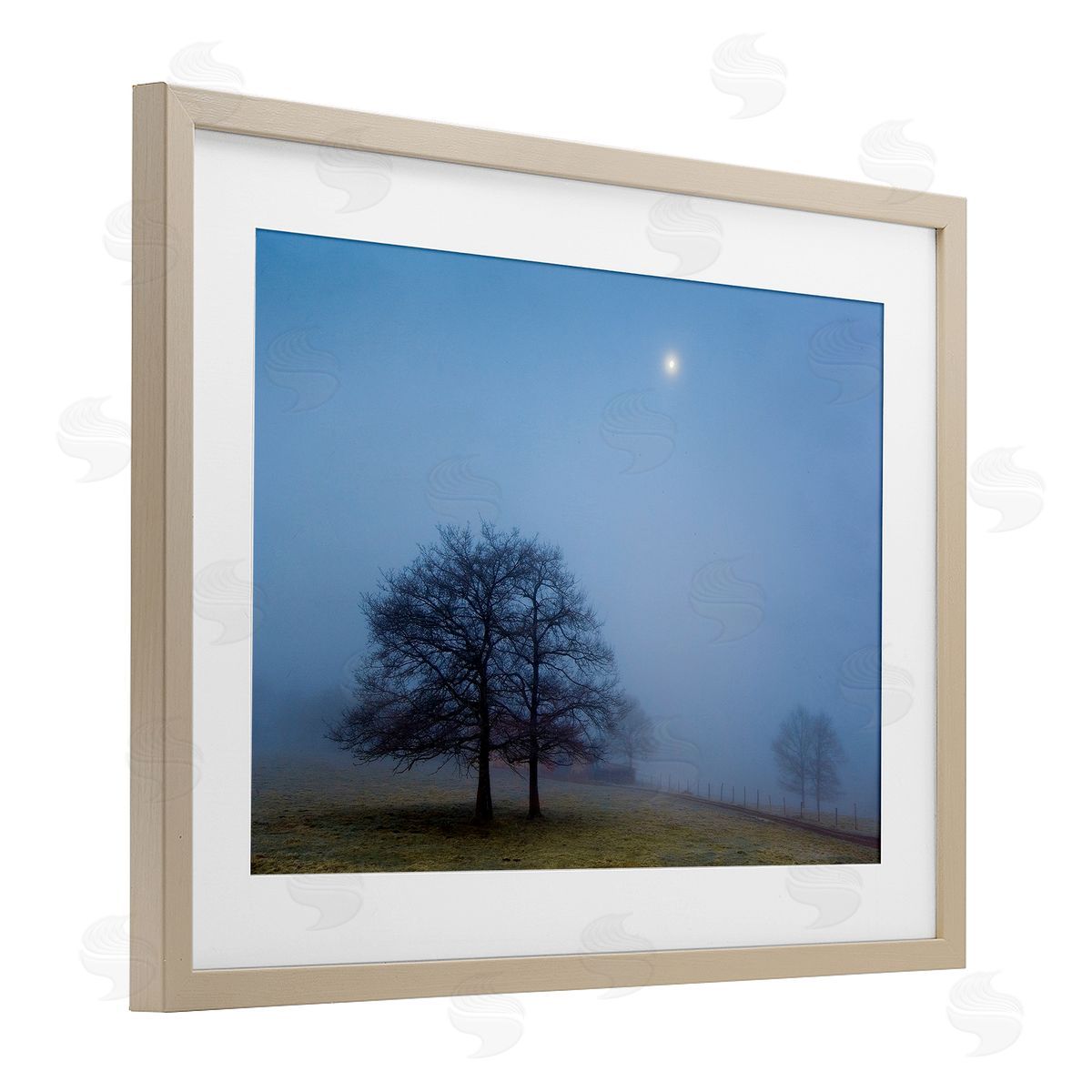Urtzi Vera Blue Silence Landscape Canvas Wall Art Print