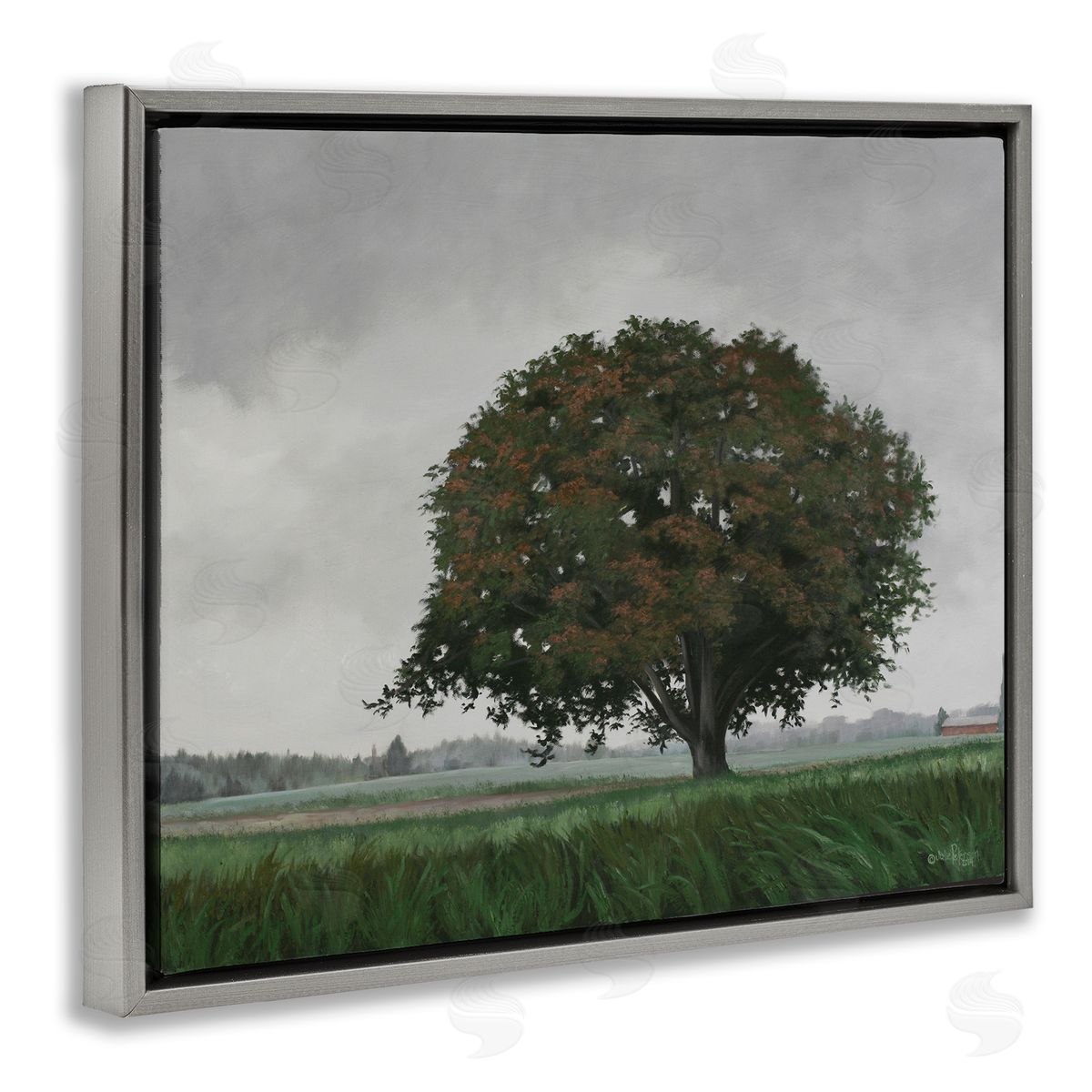 Julie Peterson Atmospheric Lone Tree Canvas Wall Art Print