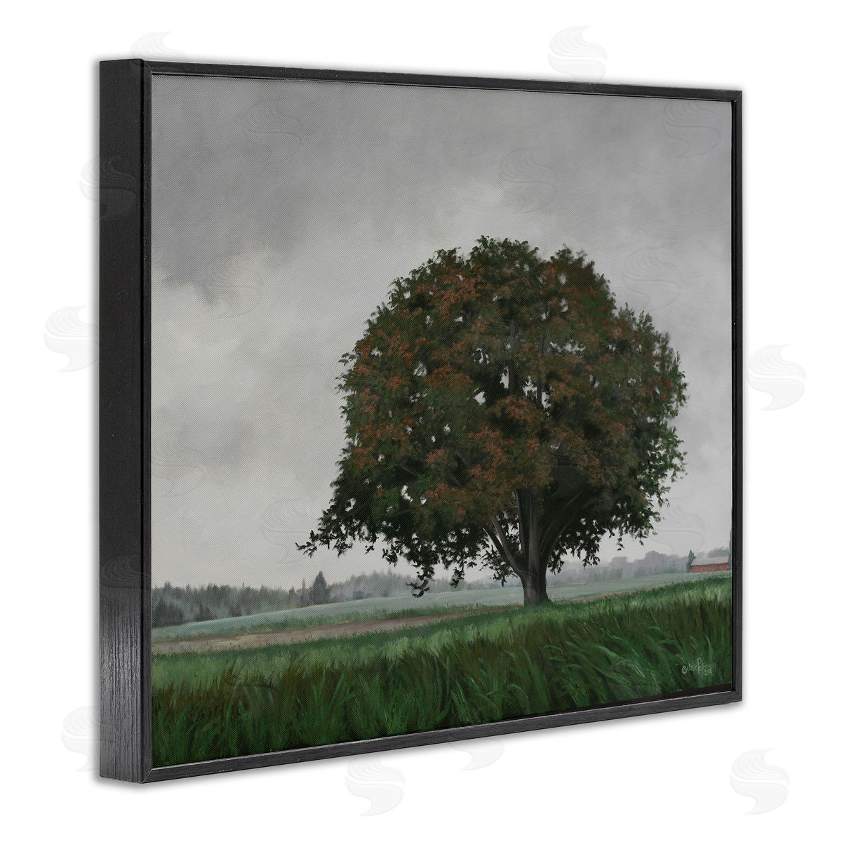 Julie Peterson Atmospheric Lone Tree Canvas Wall Art Print