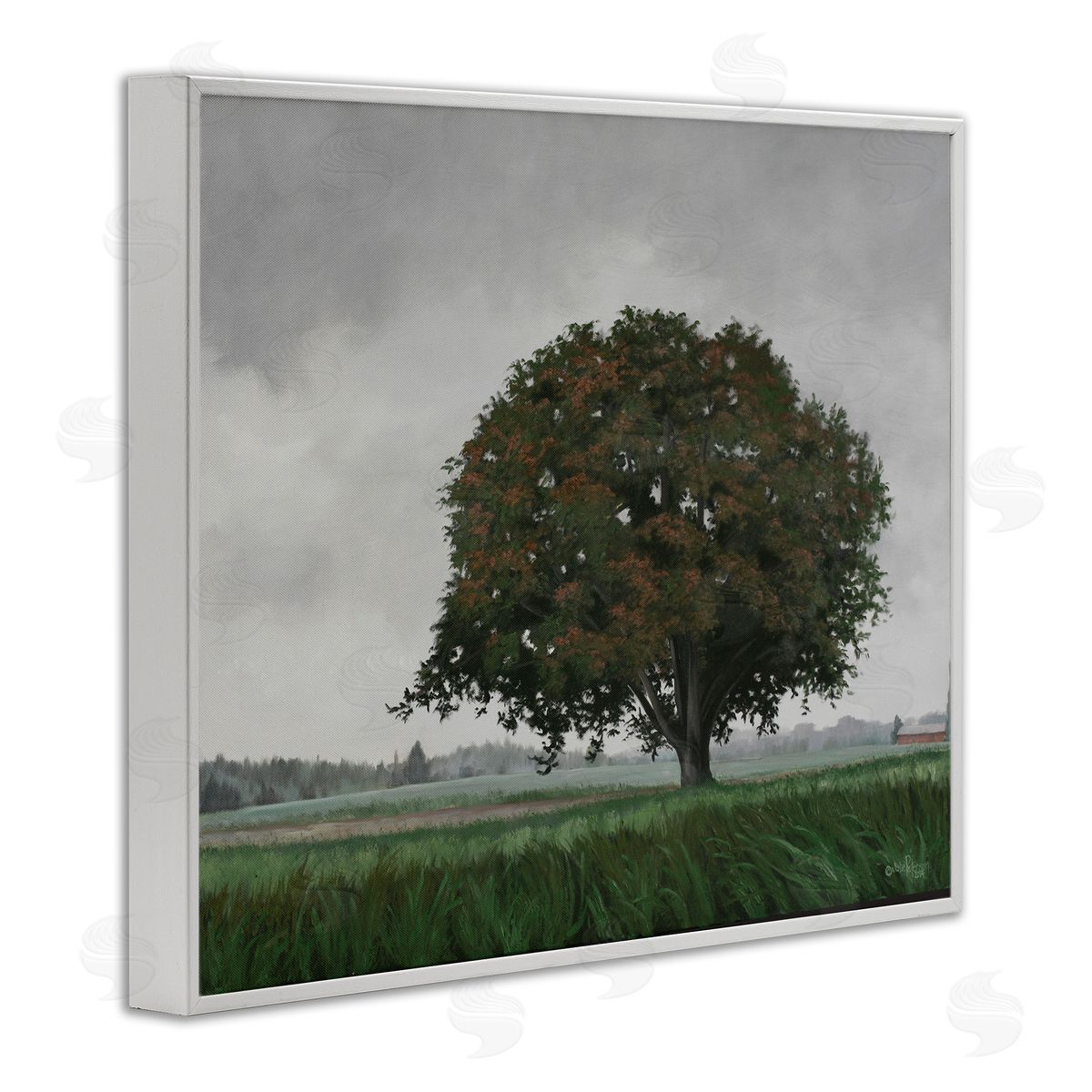 Julie Peterson Atmospheric Lone Tree Canvas Wall Art Print