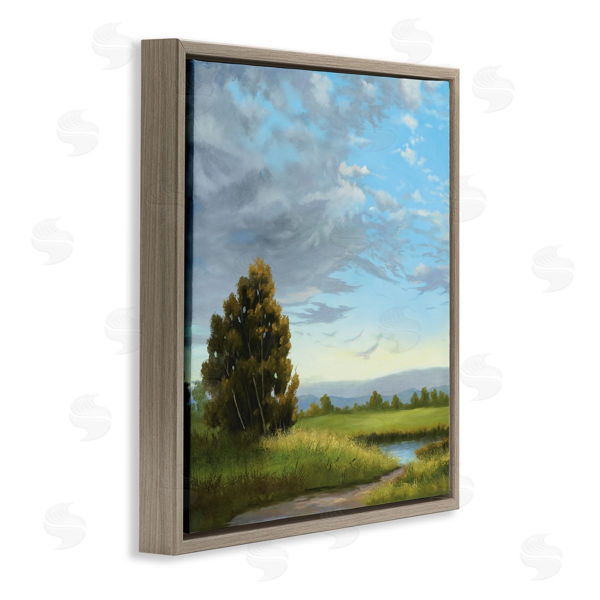 Julie Peterson Clouds Are Moving Landscape Canvas Wall Art Print
