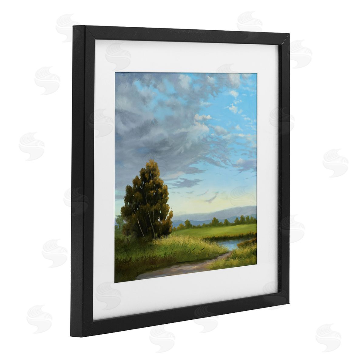 Julie Peterson Clouds Are Moving Landscape Canvas Wall Art Print