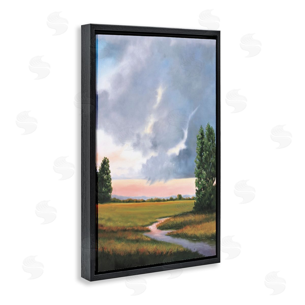 Julie Peterson Ominous Storm Cloud Scenery Canvas Wall Art Print