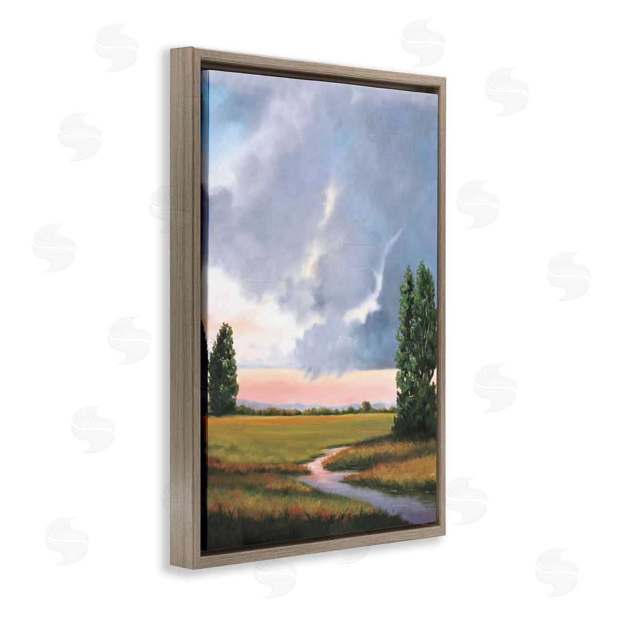 Julie Peterson Ominous Storm Cloud Scenery Canvas Wall Art Print