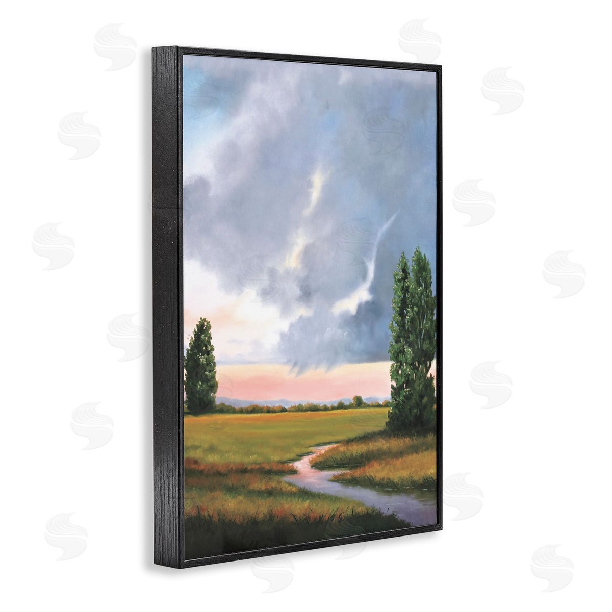 Julie Peterson Ominous Storm Cloud Scenery Canvas Wall Art Print