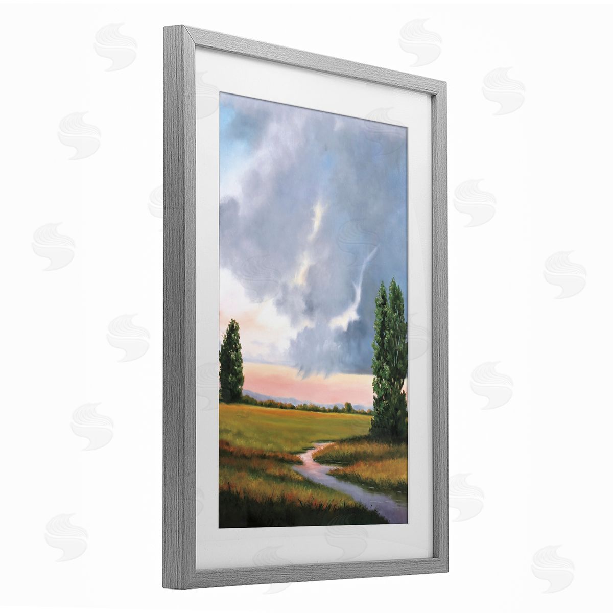 Julie Peterson Ominous Storm Cloud Scenery Canvas Wall Art Print