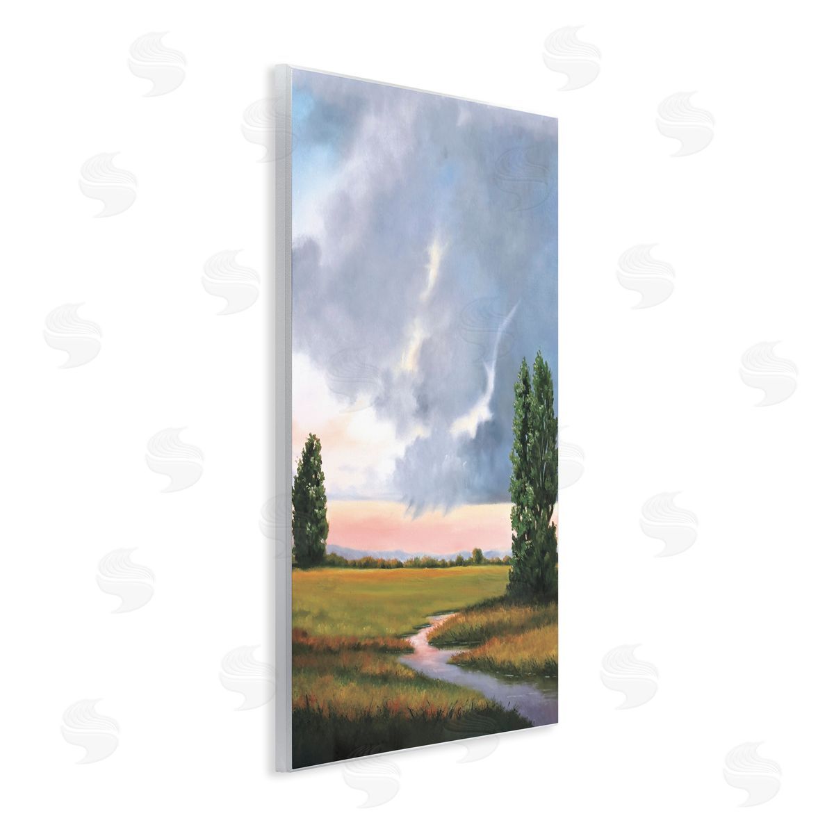 Julie Peterson Ominous Storm Cloud Scenery Canvas Wall Art Print