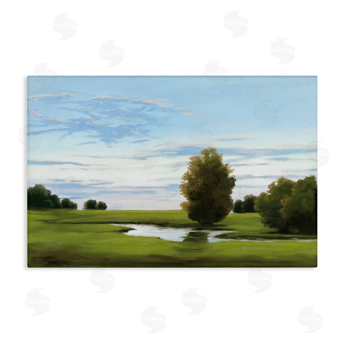 Julie Peterson Evening Light Countryside Canvas Wall Art Print