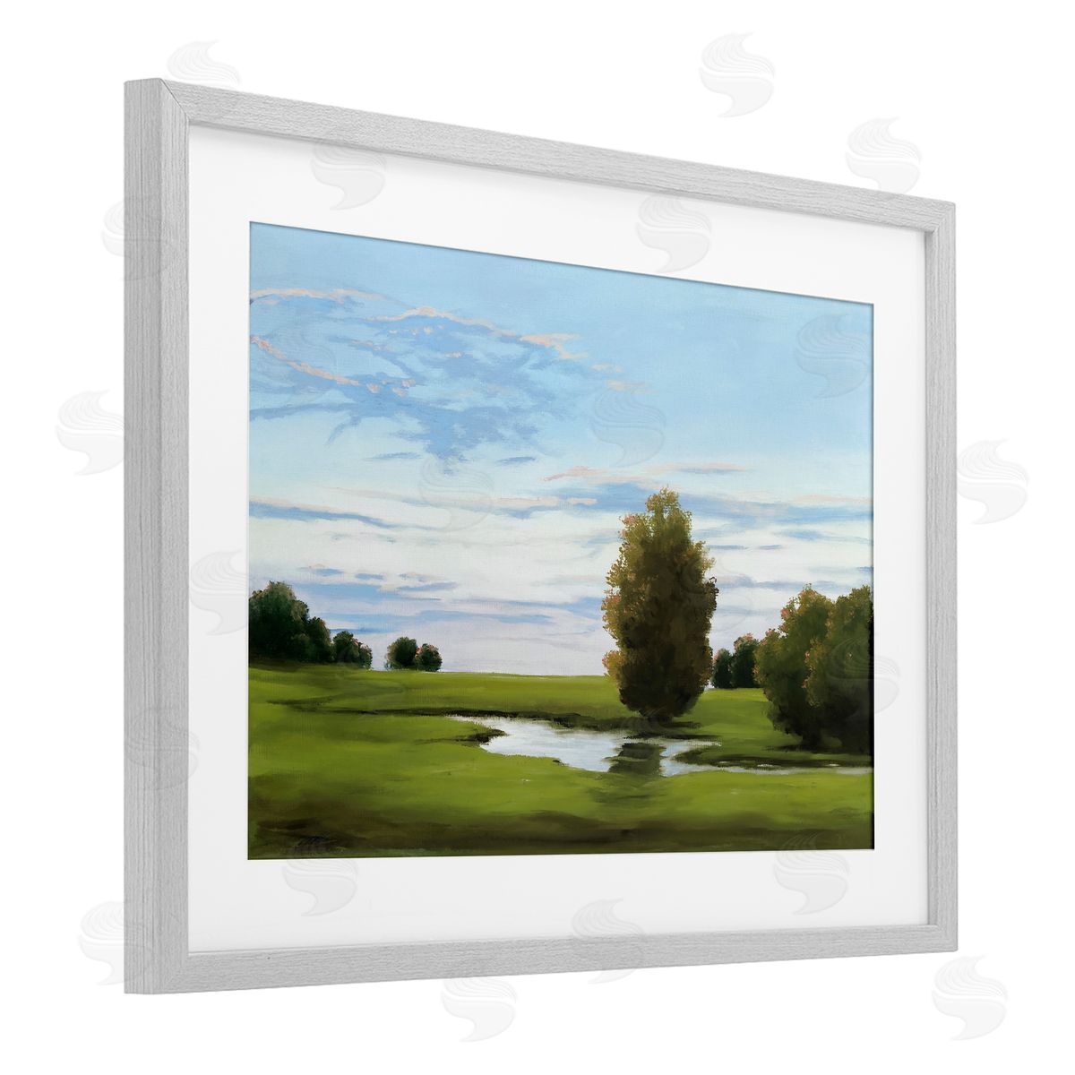 Julie Peterson Evening Light Countryside Canvas Wall Art Print