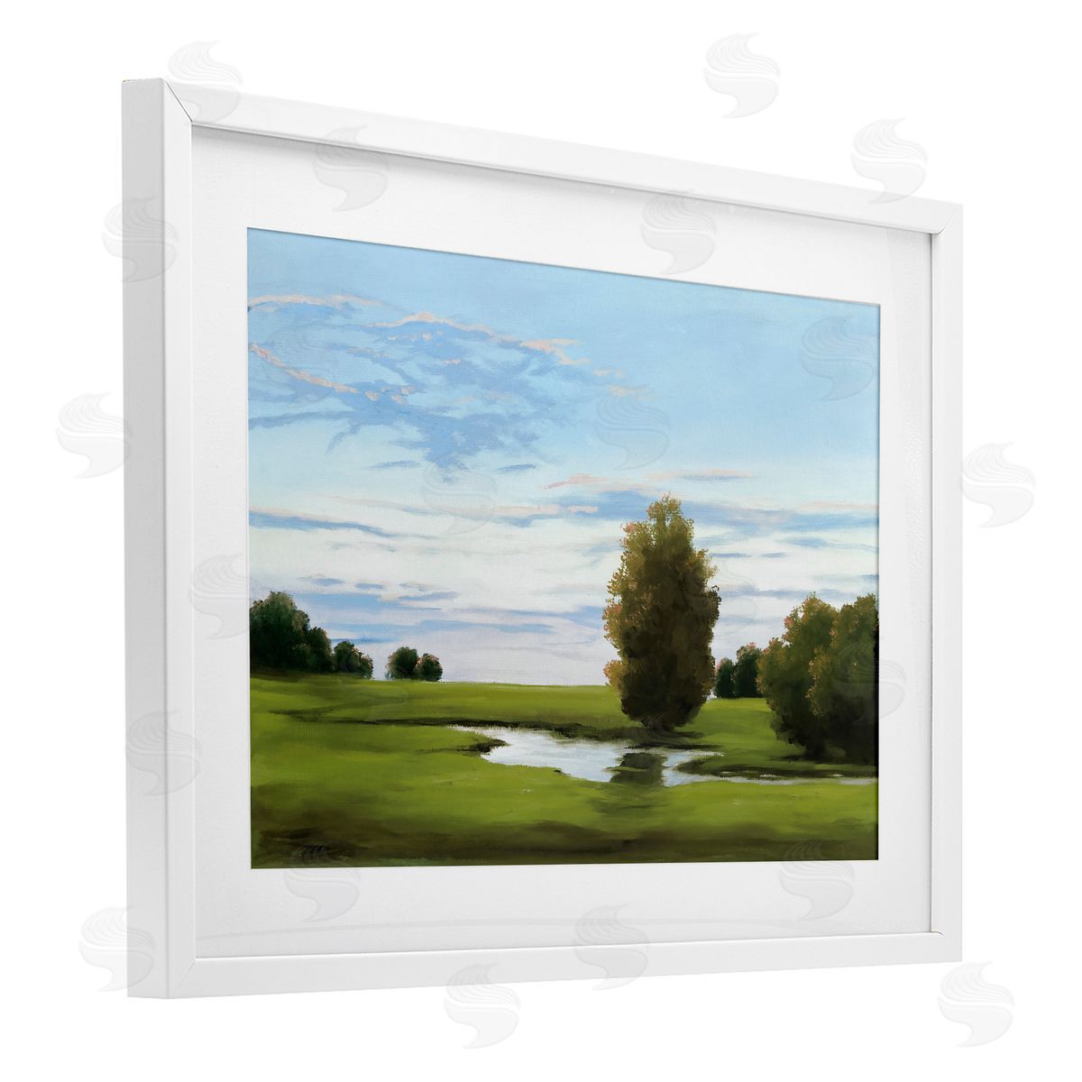 Julie Peterson Evening Light Countryside Canvas Wall Art Print