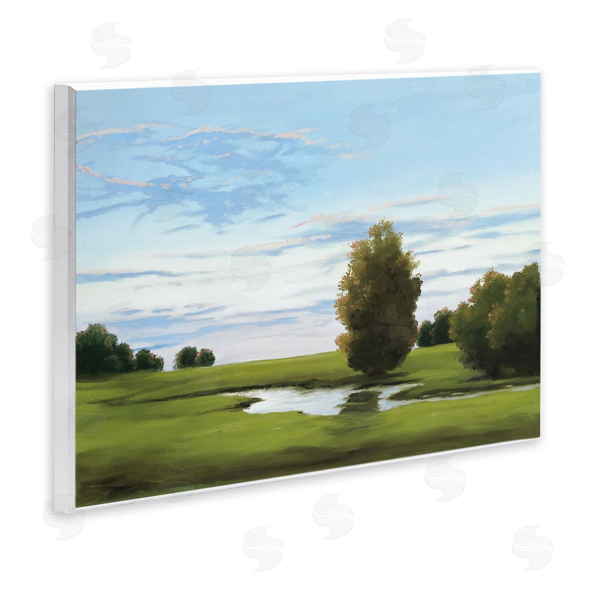 Julie Peterson Evening Light Countryside Canvas Wall Art Print