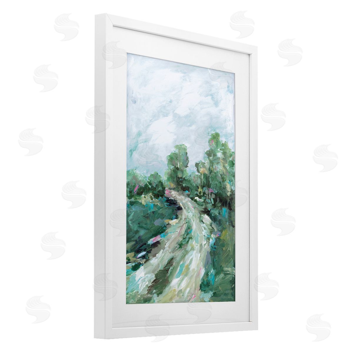 Wani Pasion On My Way Abstract Path Canvas Wall Art Print