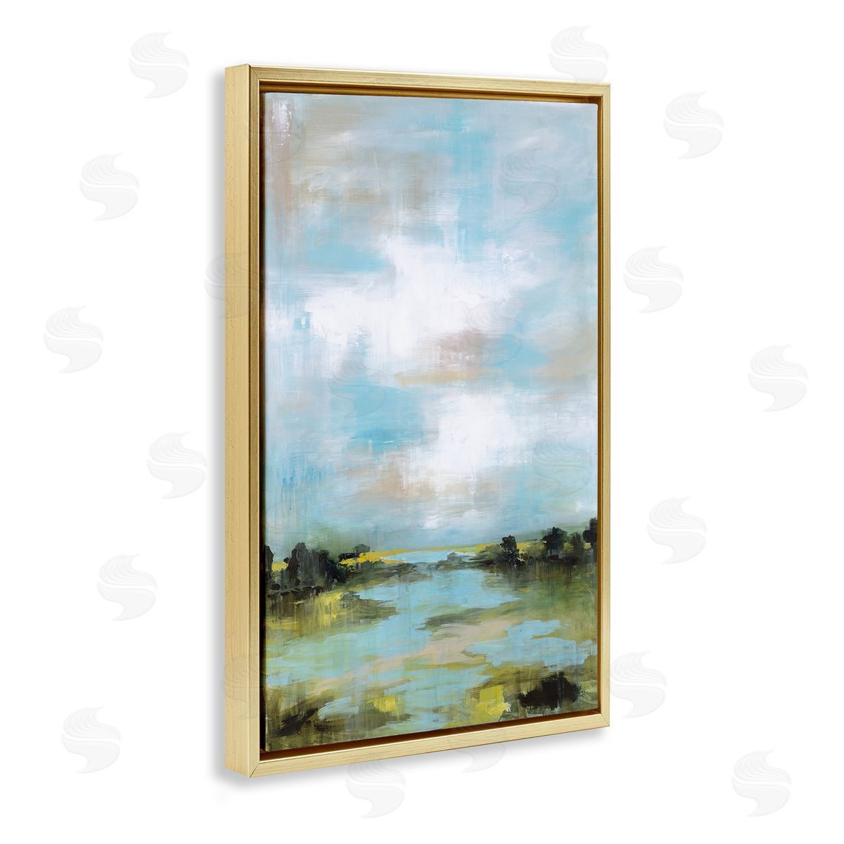 Wani Pasion Wasting Time Abstract Landscape Canvas Wall Art Print