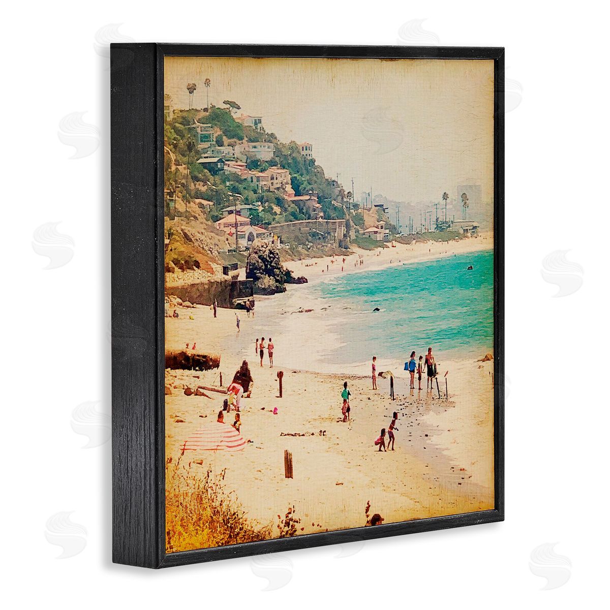 Marina Drasnin Vintage Summer Beach Day Canvas Wall Art Print