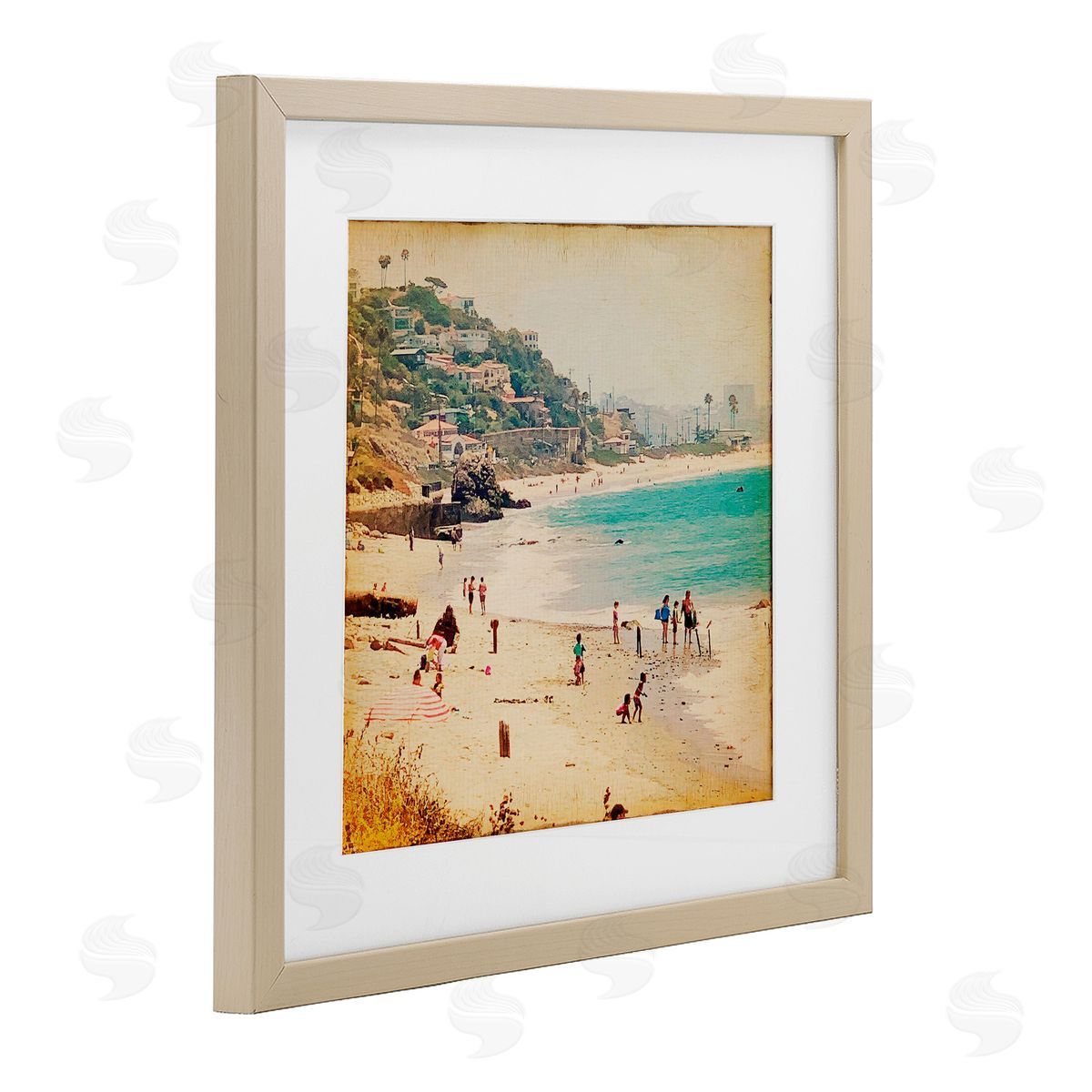 Marina Drasnin Vintage Summer Beach Day Canvas Wall Art Print