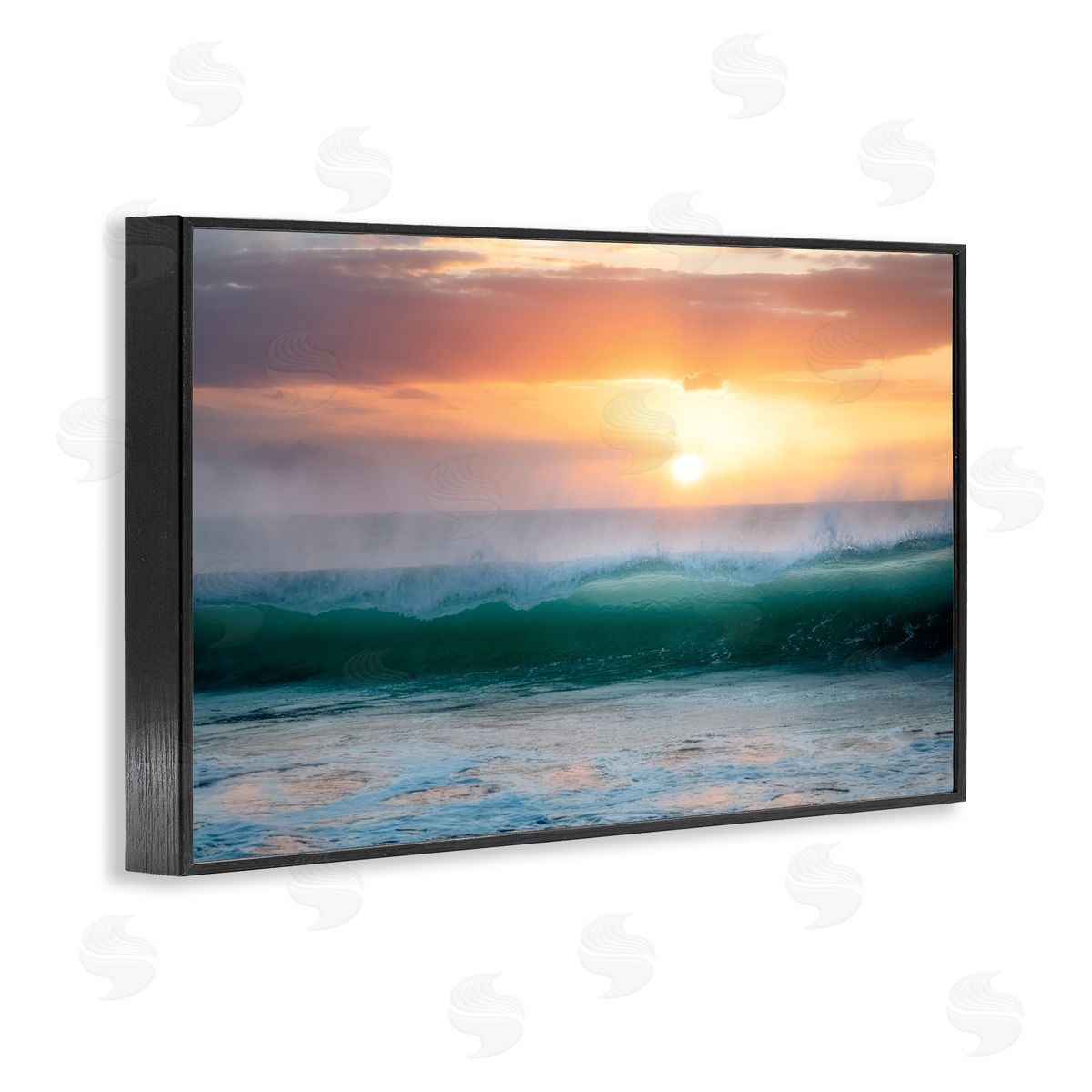Dennis Frates Sunset & Waves View Canvas Wall Art Print