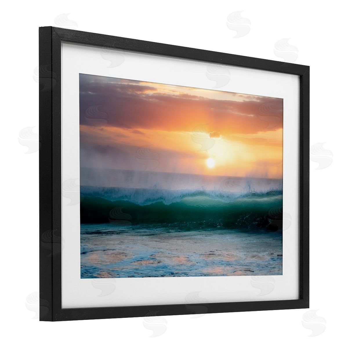 Dennis Frates Sunset & Waves View Canvas Wall Art Print