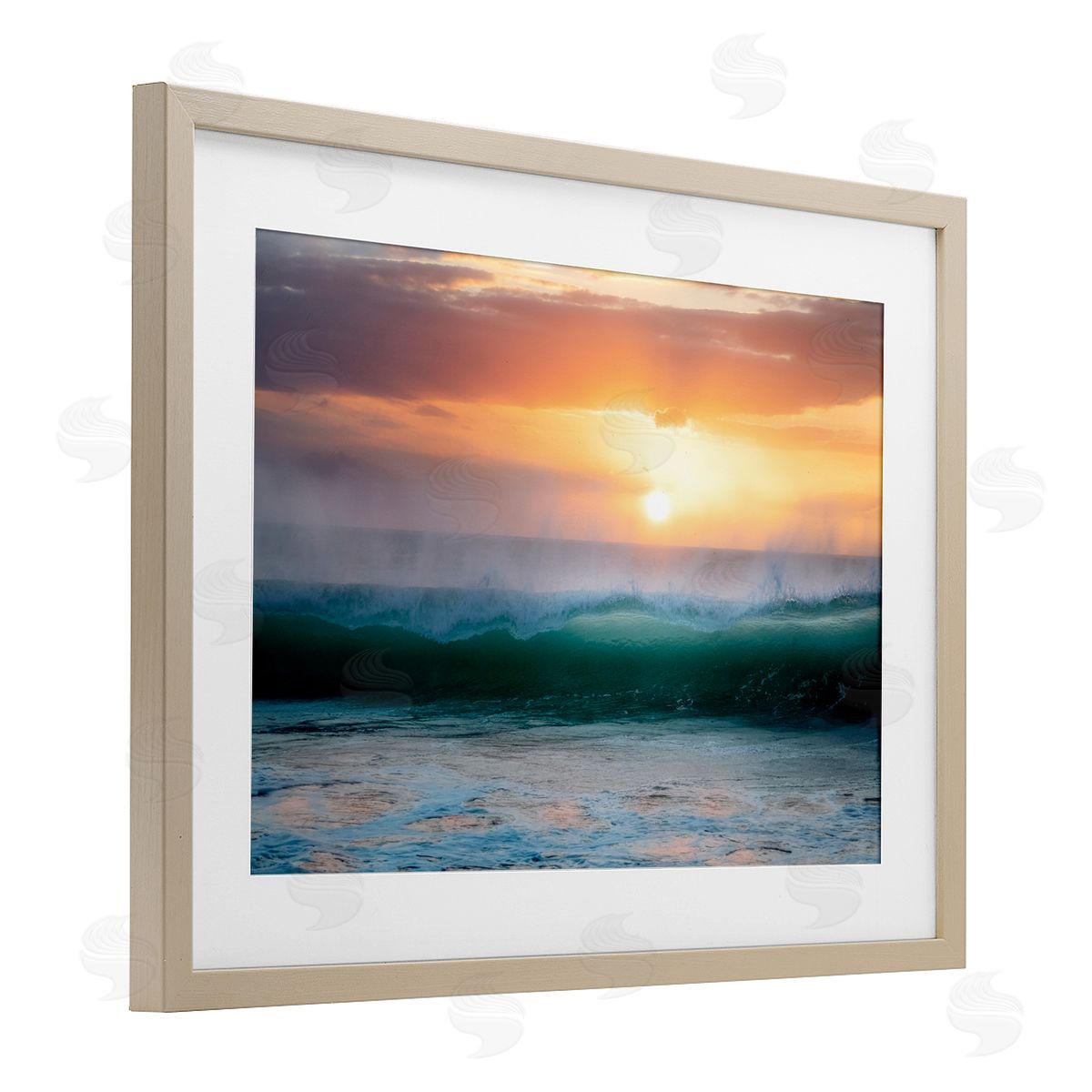 Dennis Frates Sunset & Waves View Canvas Wall Art Print