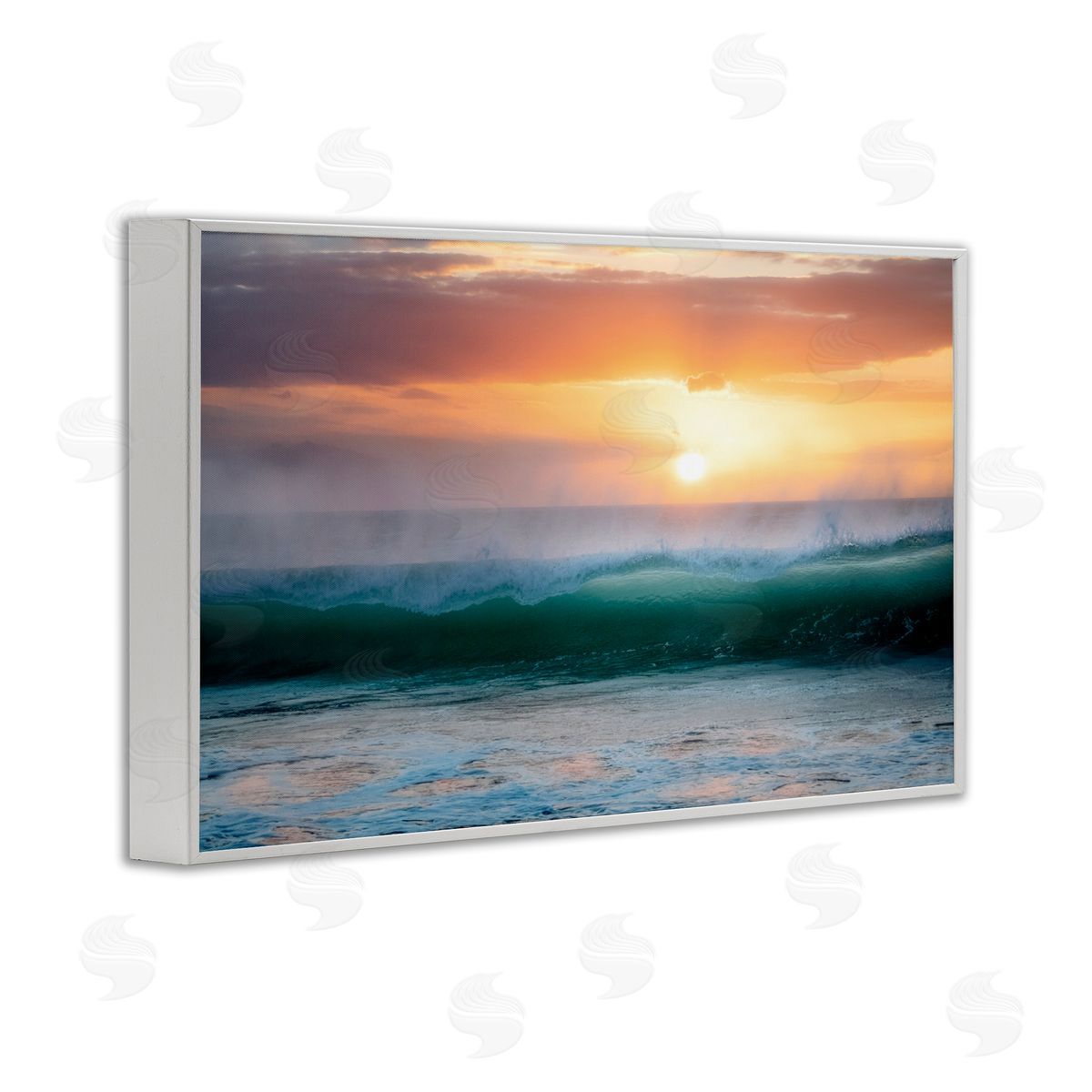 Dennis Frates Sunset & Waves View Canvas Wall Art Print