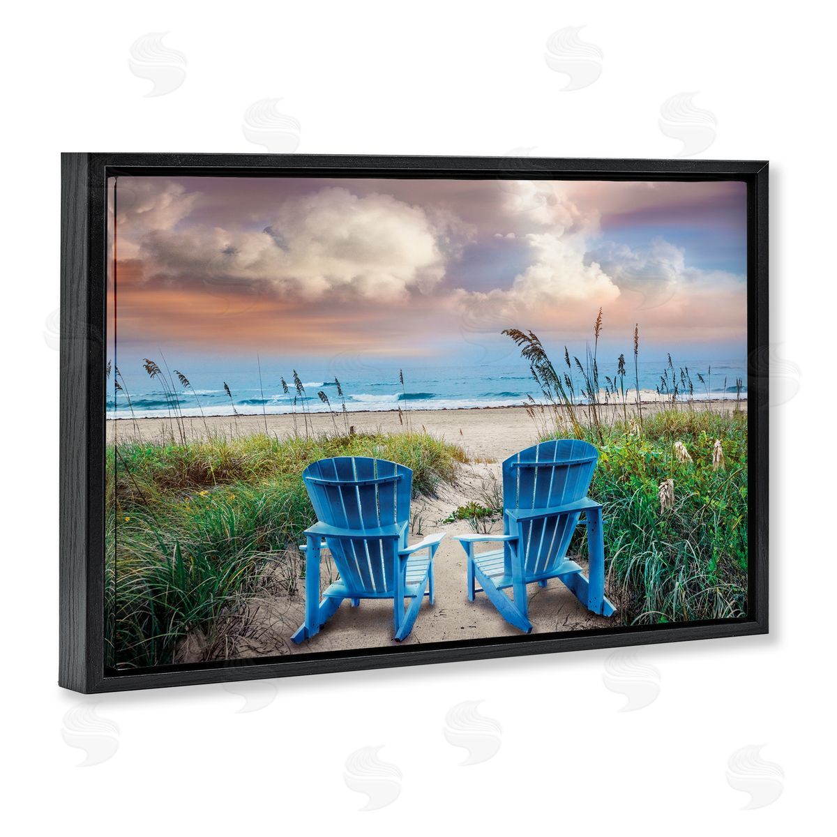 Celebrate Life Gallery Shore Seats Ocean View Canvas Wall Art Print