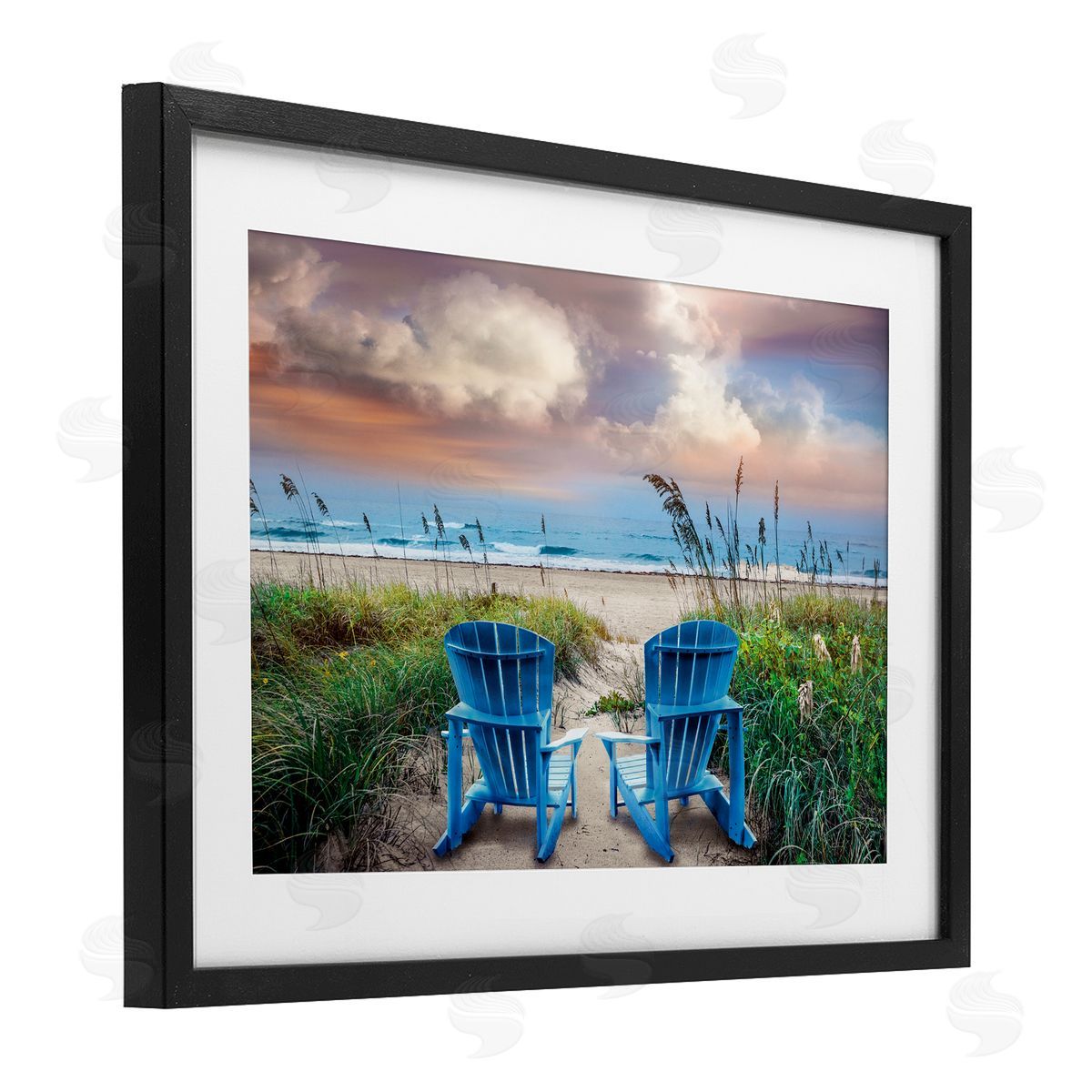 Celebrate Life Gallery Shore Seats Ocean View Canvas Wall Art Print