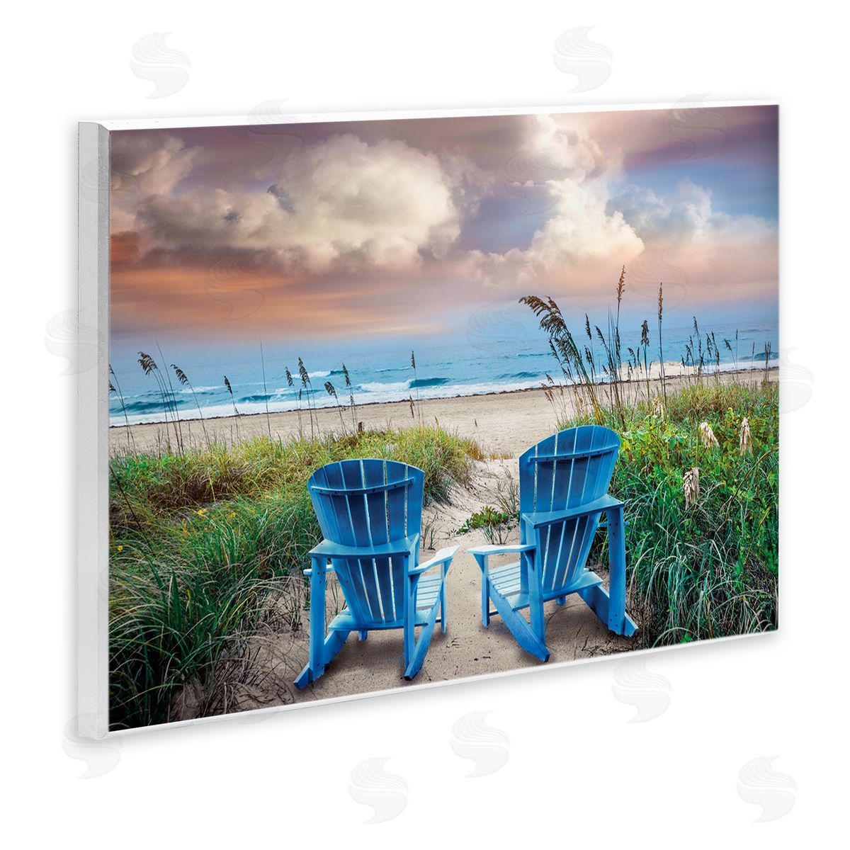 Celebrate Life Gallery Shore Seats Ocean View Canvas Wall Art Print