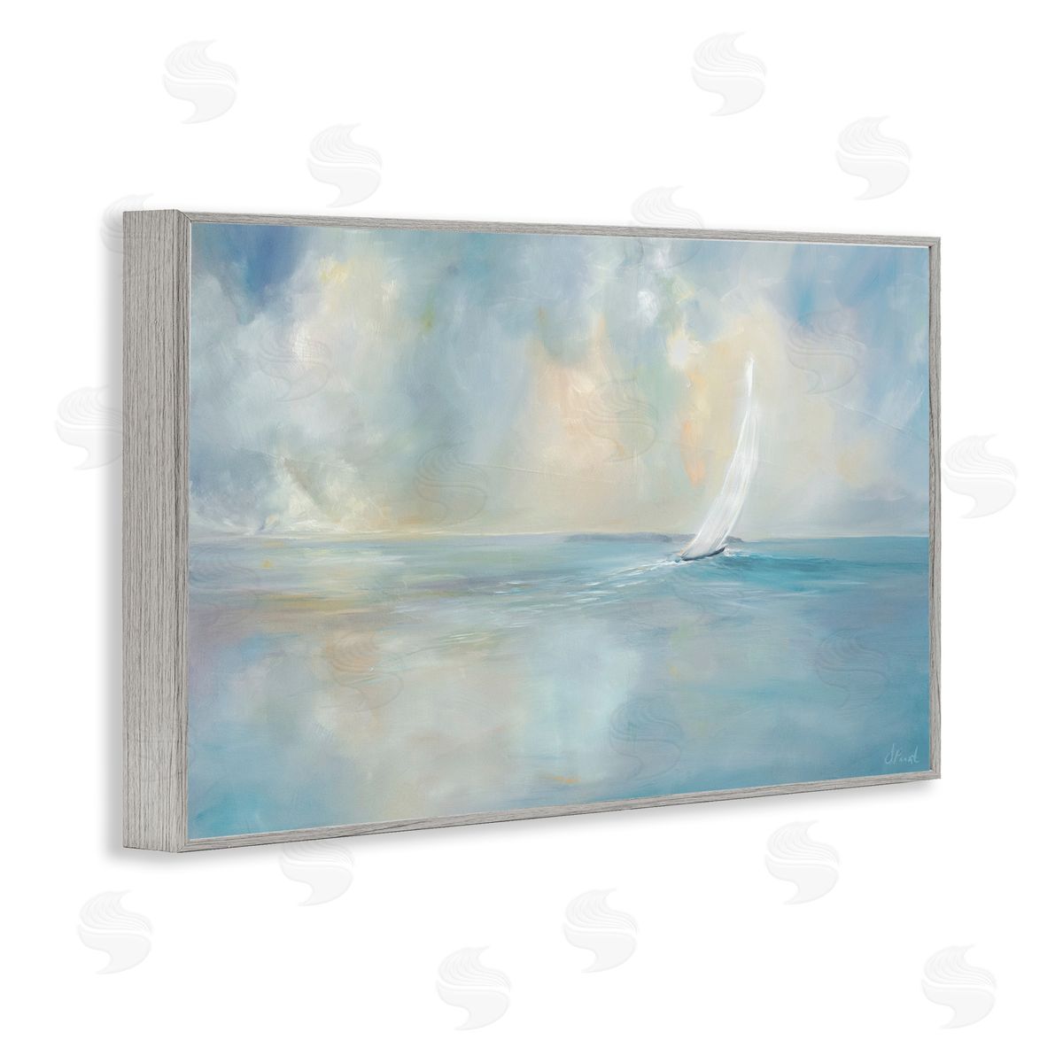 Joanne Parent Heading Out Sailboat Canvas Wall Art Print