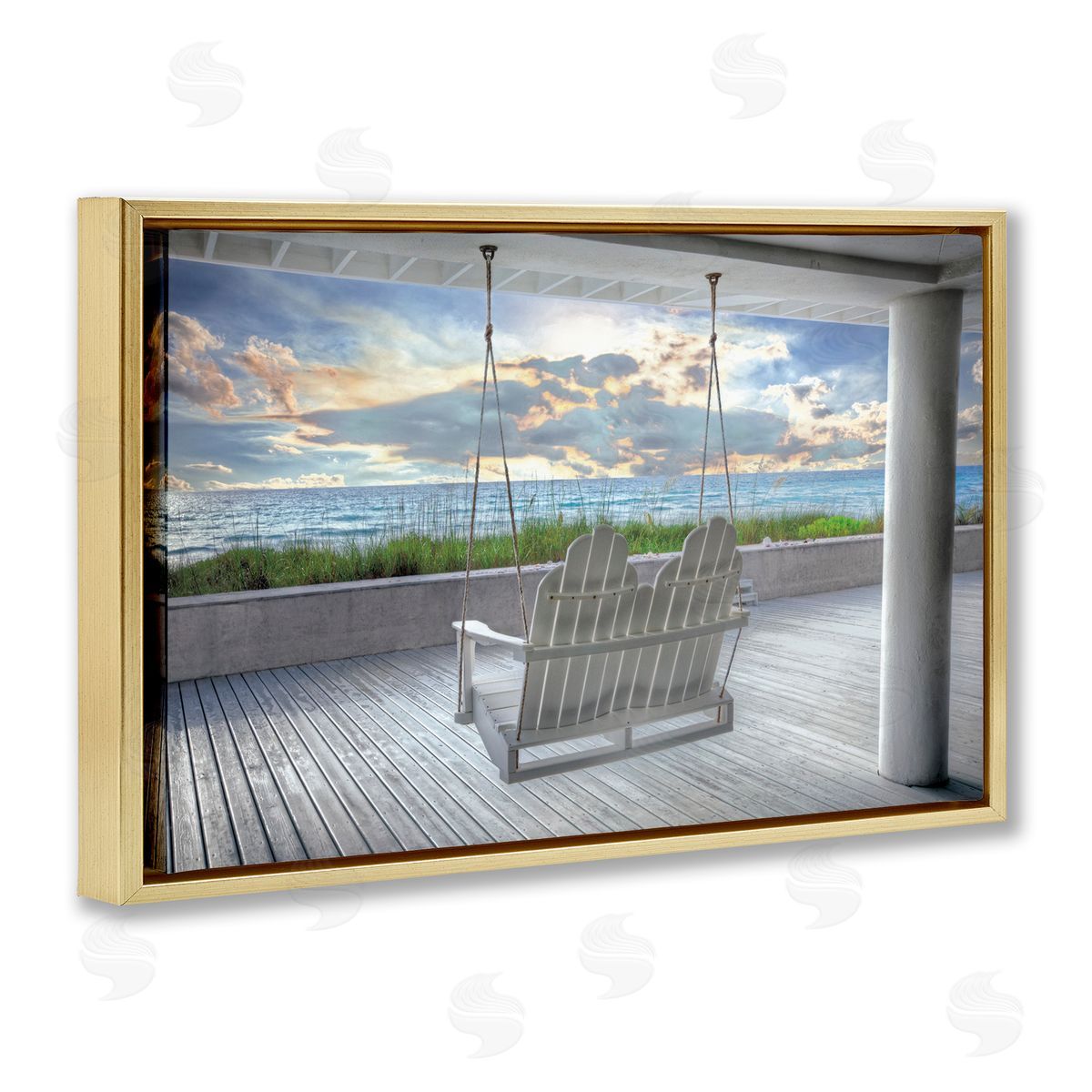 Celebrate Life Gallery Swing At The Beach Canvas Wall Art Print