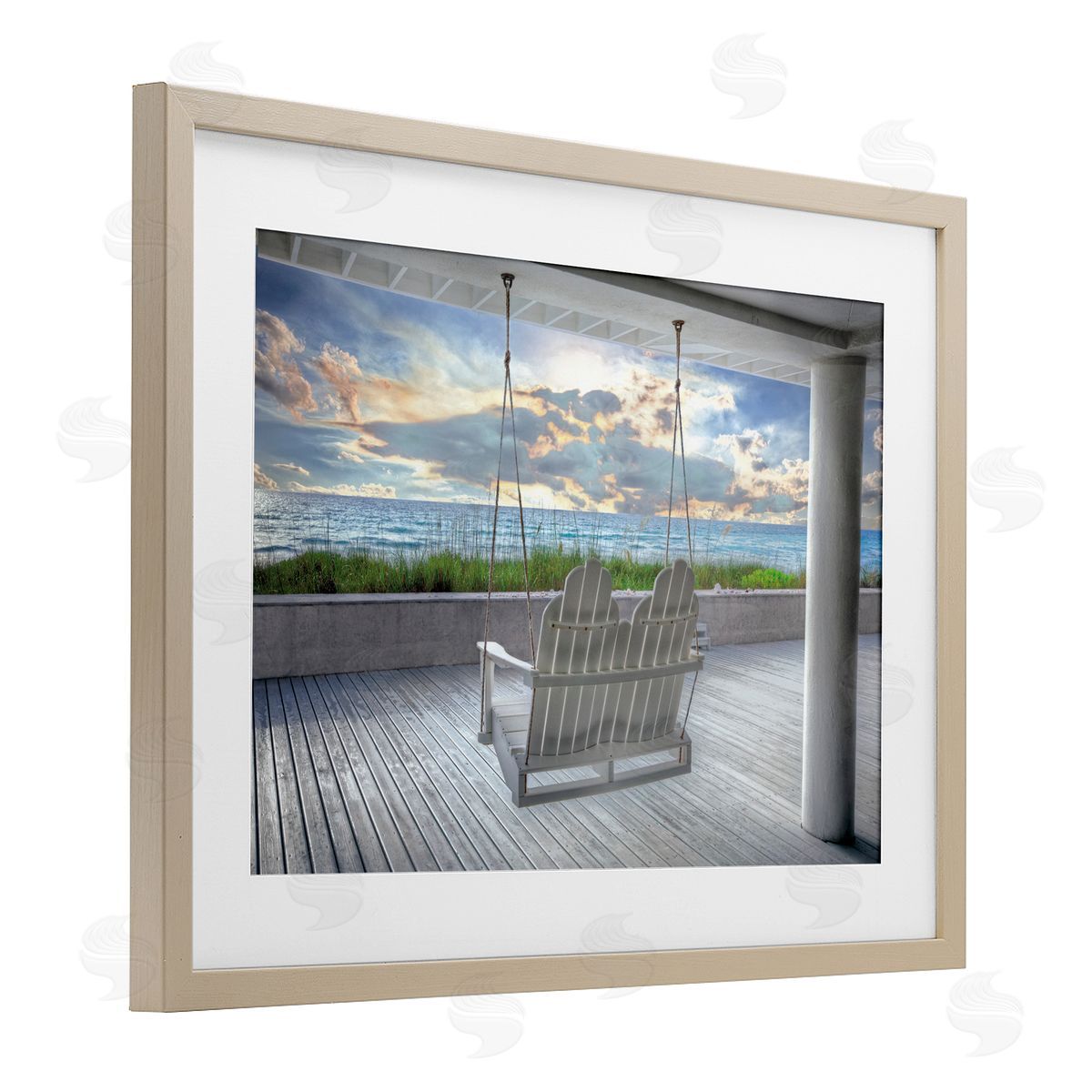 Celebrate Life Gallery Swing At The Beach Canvas Wall Art Print