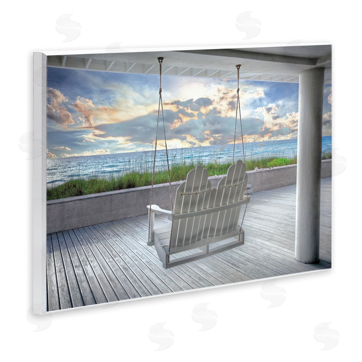 Celebrate Life Gallery Swing At The Beach Canvas Wall Art Print
