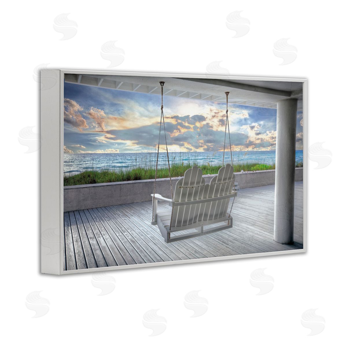Celebrate Life Gallery Swing At The Beach Canvas Wall Art Print