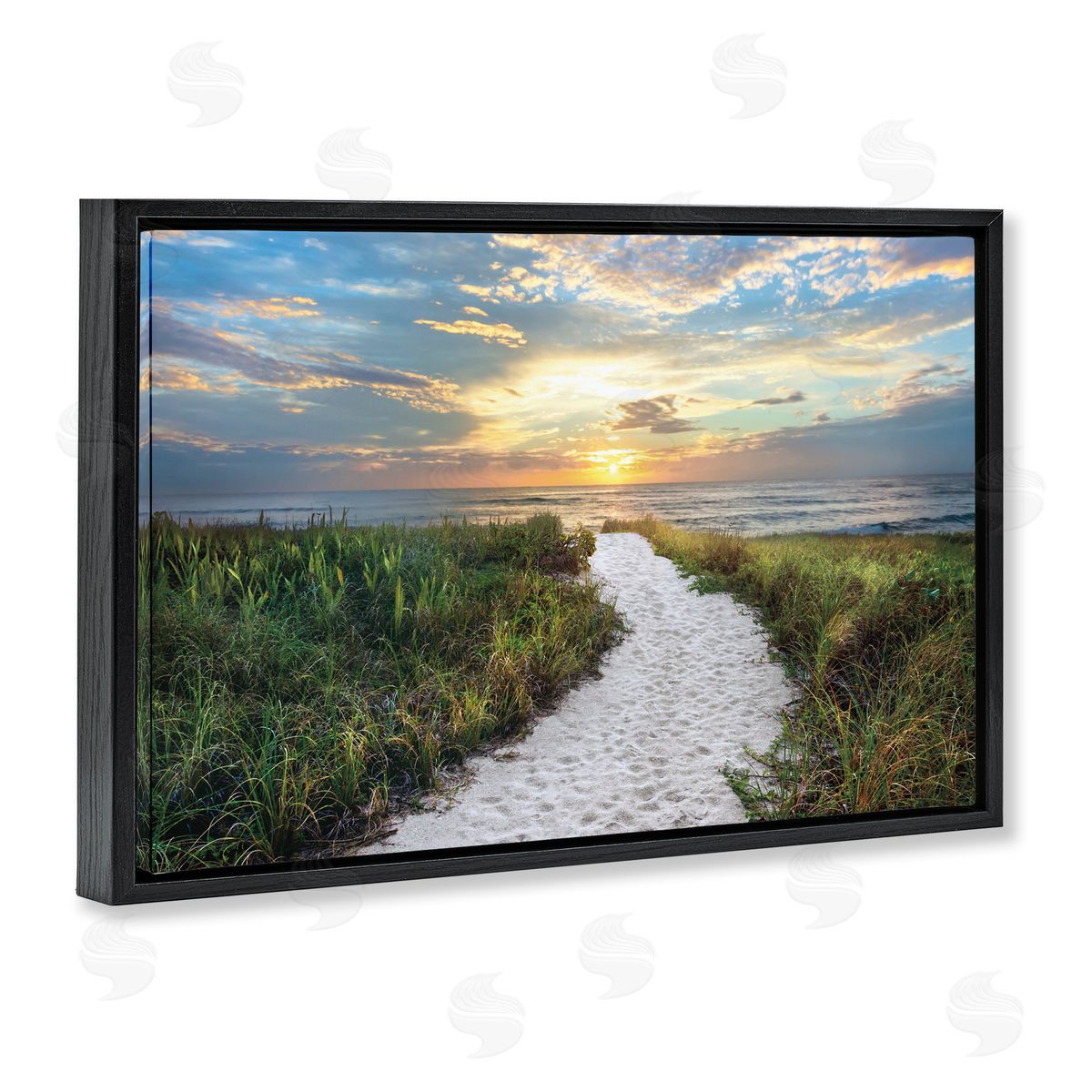 Celebrate Life Gallery Morning Trail To Beach Canvas Wall Art Print