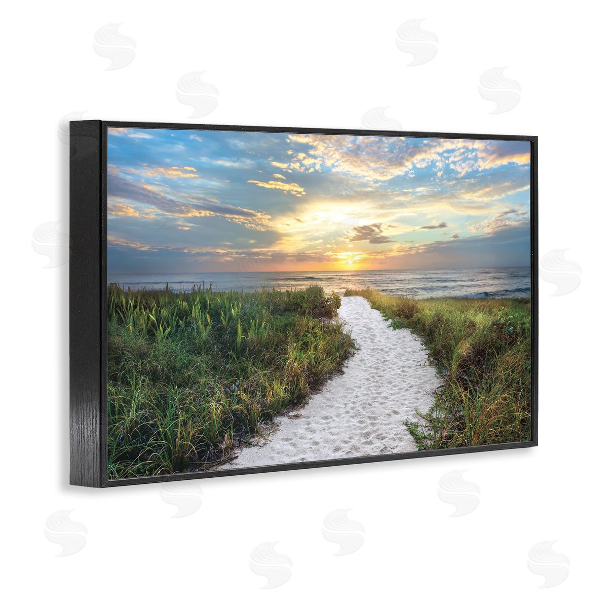 Celebrate Life Gallery Morning Trail To Beach Canvas Wall Art Print
