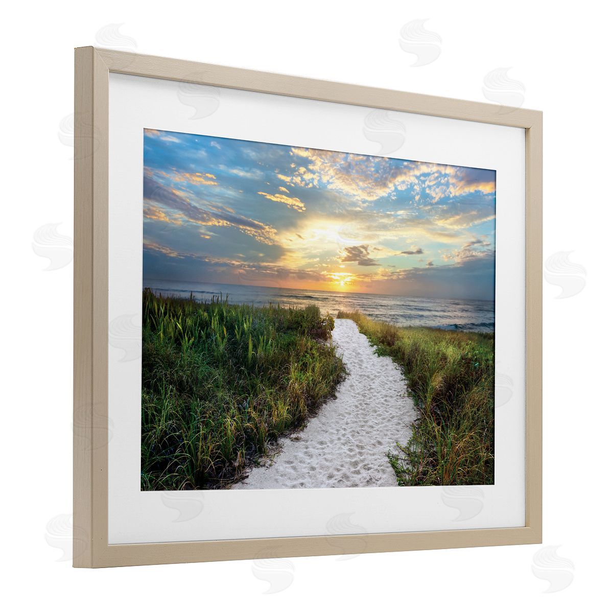Celebrate Life Gallery Morning Trail To Beach Canvas Wall Art Print