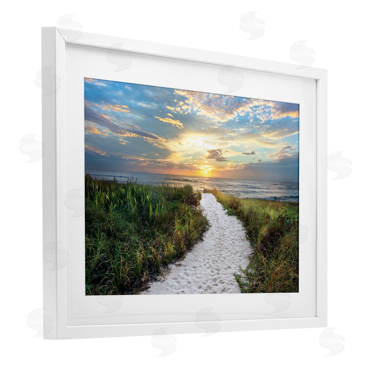 Celebrate Life Gallery Morning Trail To Beach Canvas Wall Art Print