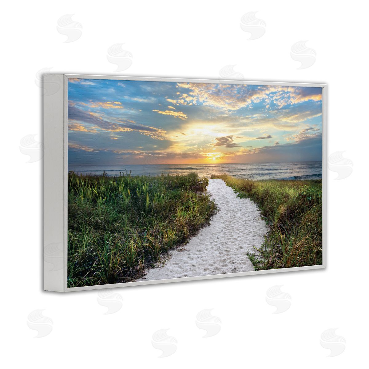 Celebrate Life Gallery Morning Trail To Beach Canvas Wall Art Print