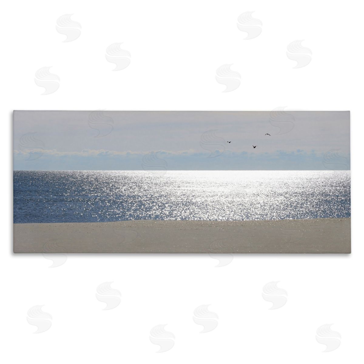 Lori Deiter Sunlit Sparkles on the Sea Canvas Wall Art Print