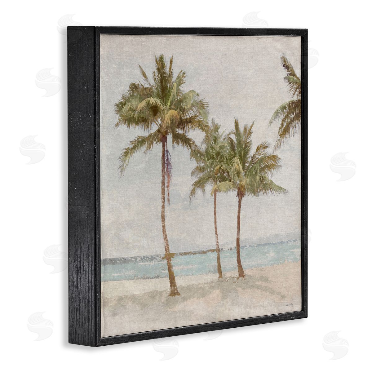 Amber Sterling My Favorite Beach Spot Black Framed Giclee Wall Art Print