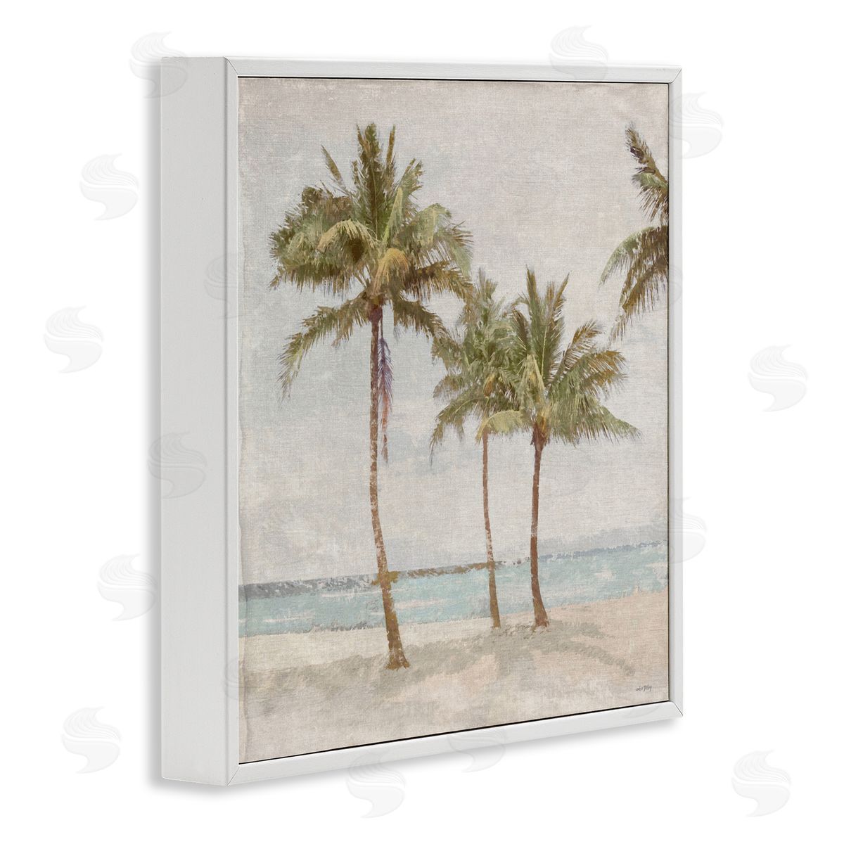 Amber Sterling My Favorite Beach Spot White Framed Giclee Wall Art Print