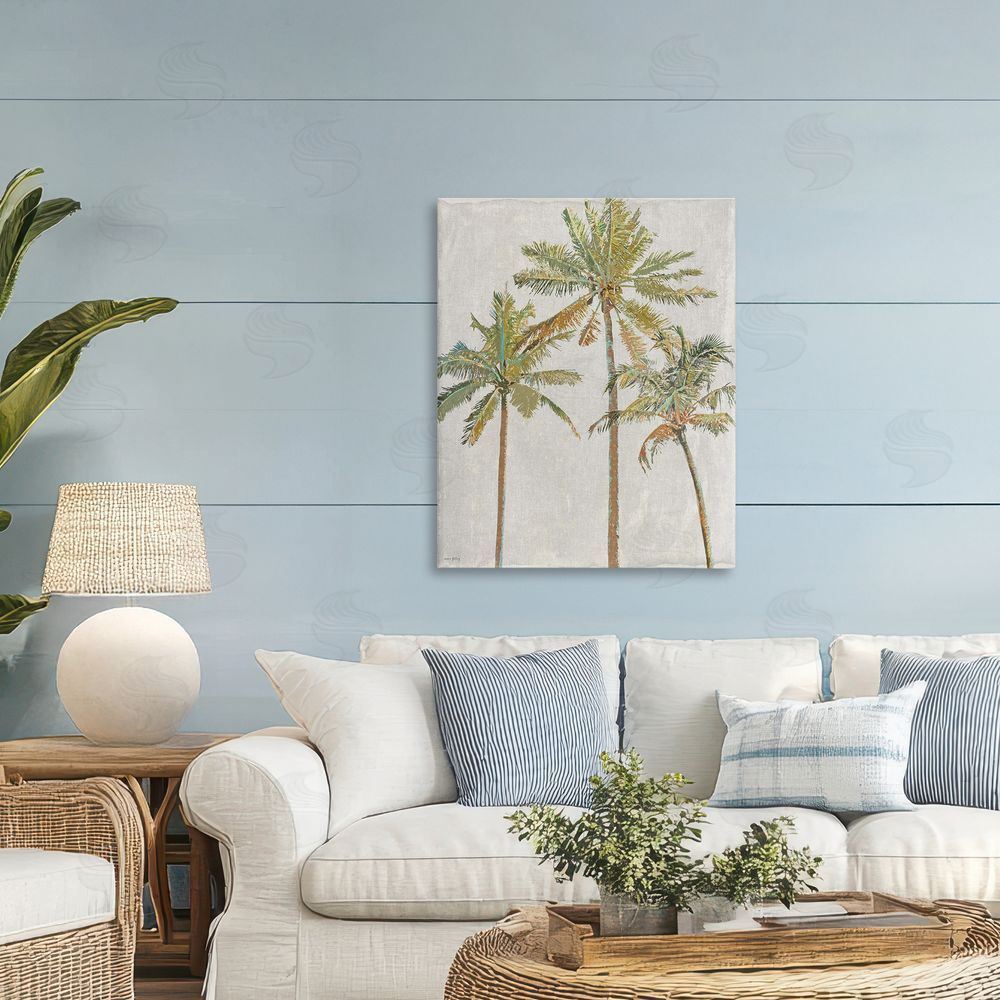 Amber Sterling Palm Pals Island Trees Canvas Art on Wall