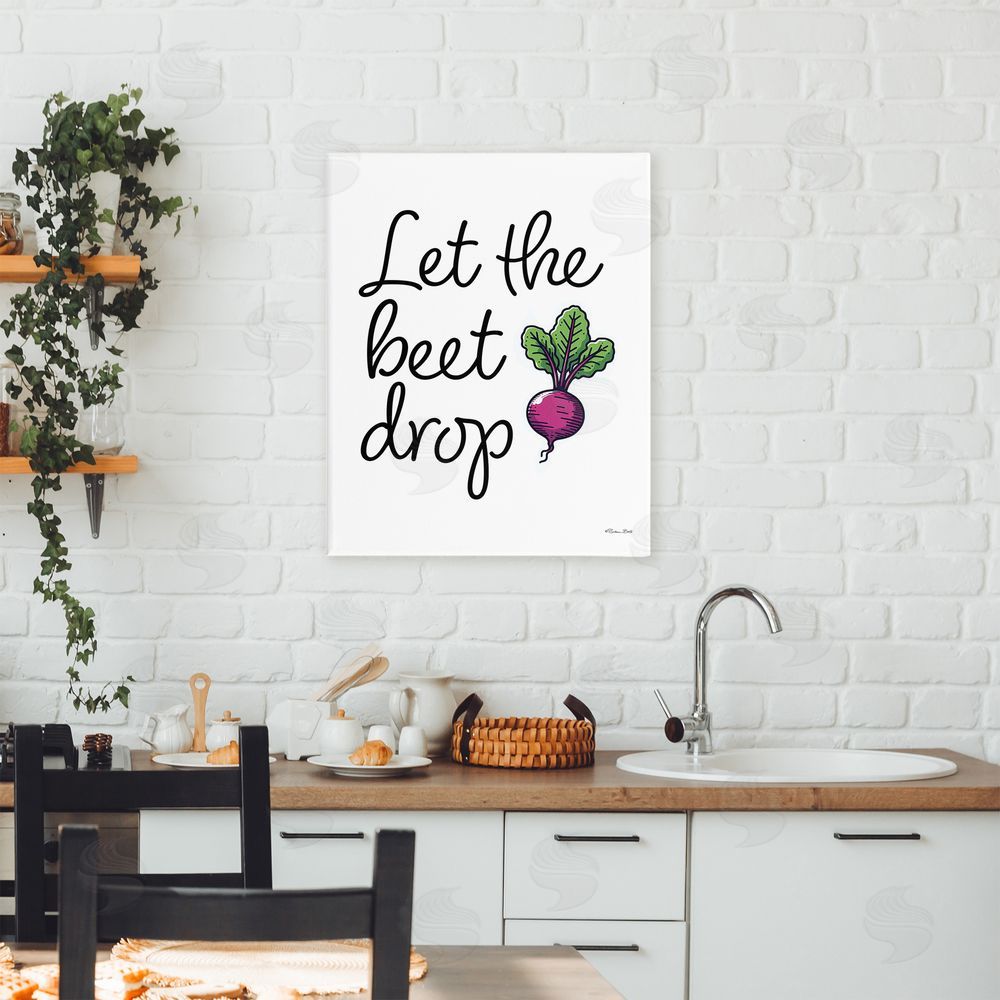 Susan Ball Let The Beet Drop Canvas Art on Wall