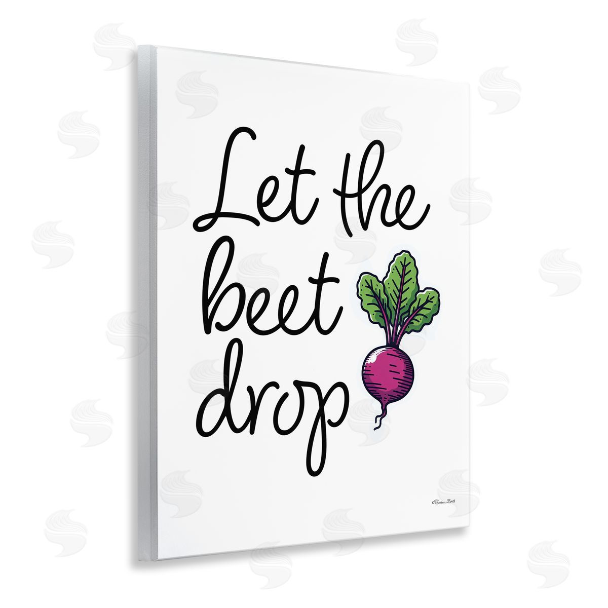 Susan Ball Let The Beet Drop Wall Plaque Art Print