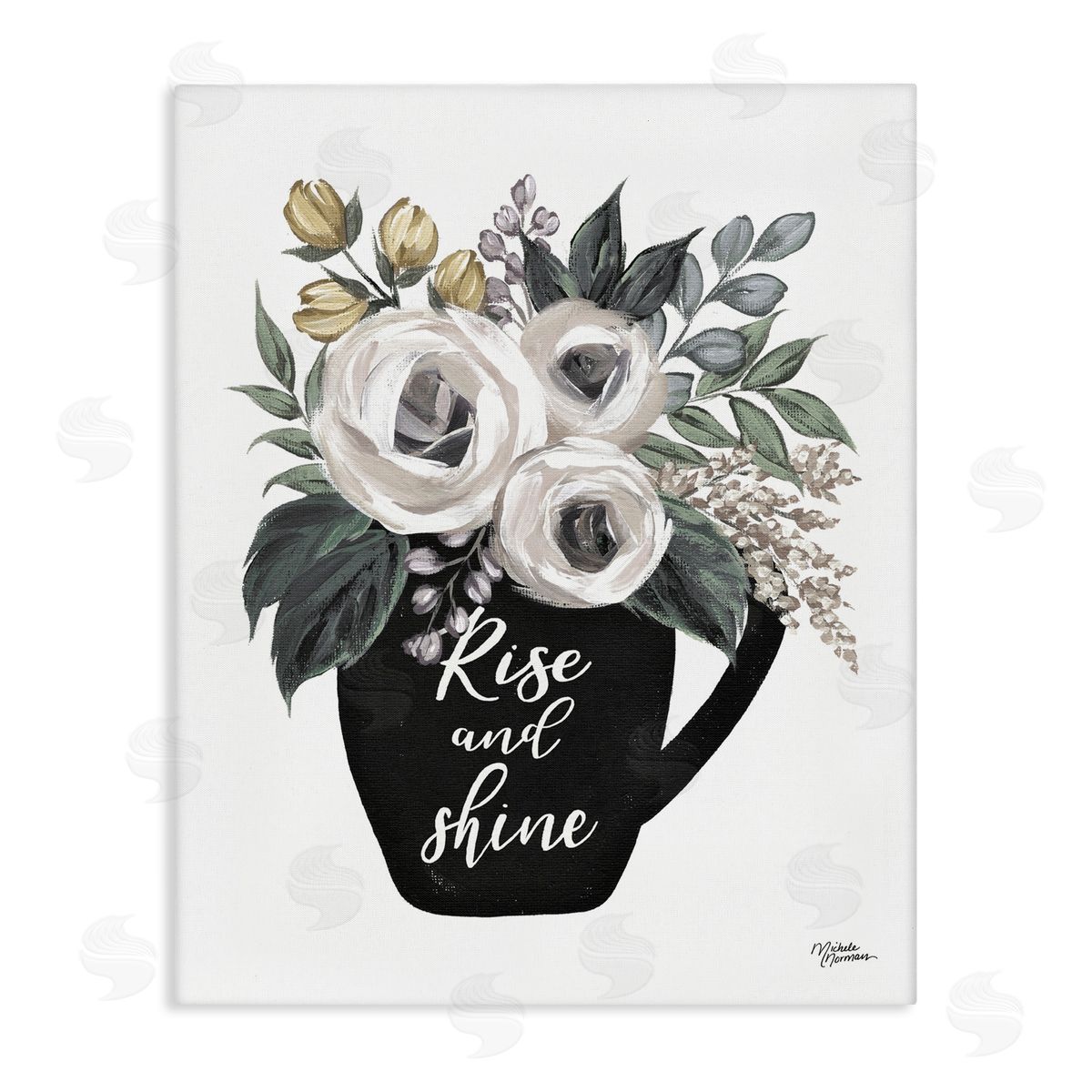 Michele Norman Rise And Shine Arrangement Canvas Wall Art Print