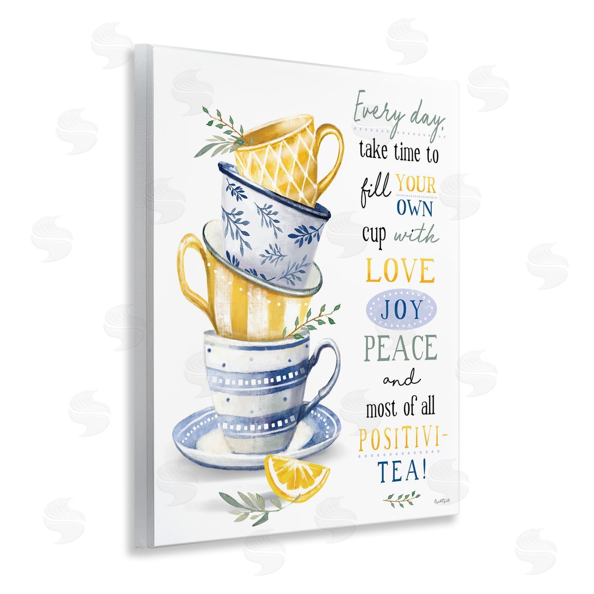 Elizabeth Tyndall Fill Your Own Cup Tea Wall Plaque Art Print