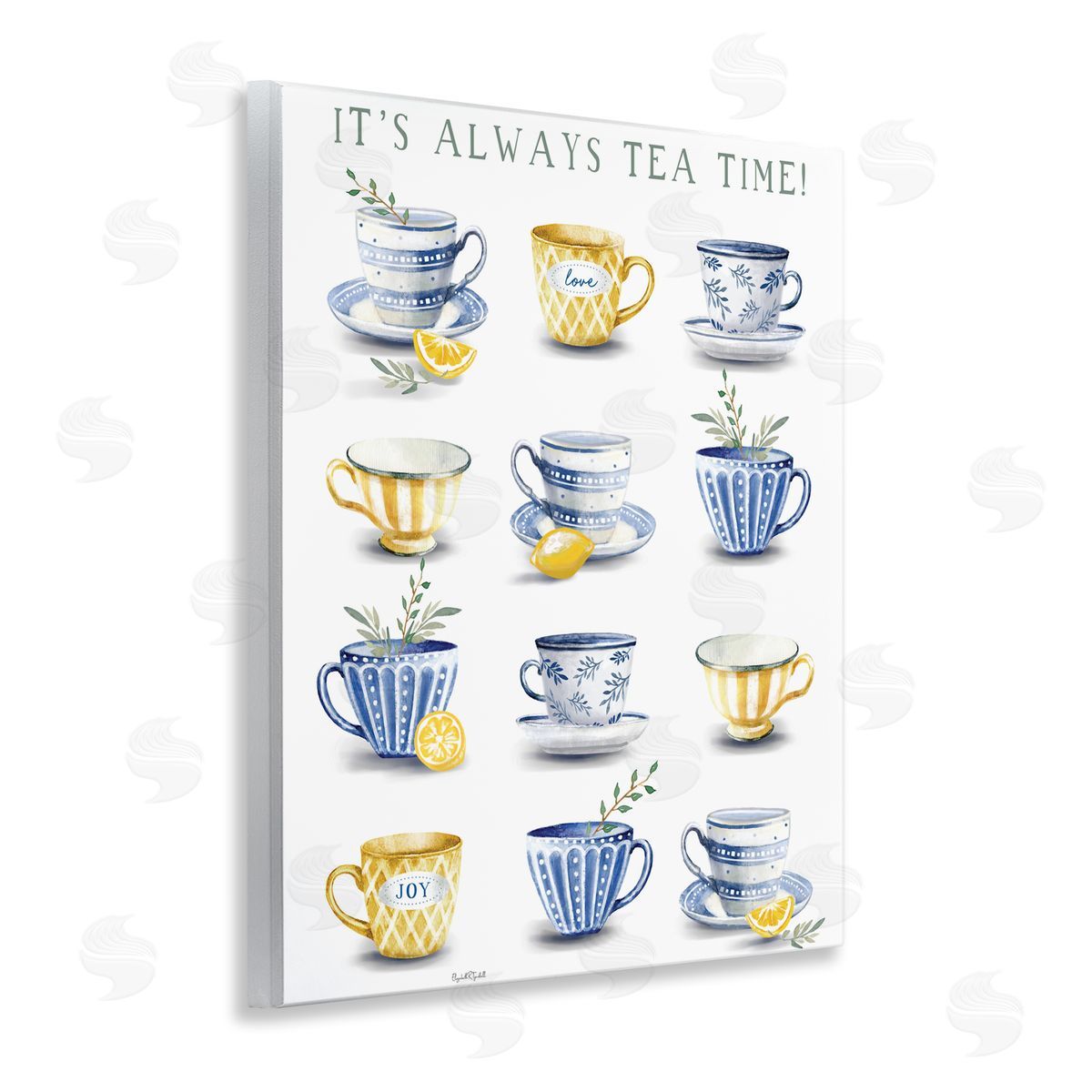 Elizabeth Tyndall It's Always Tea Time Wall Plaque Art Print