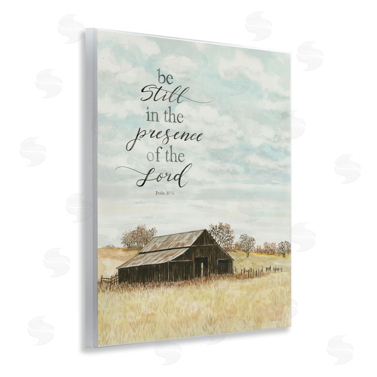 Cindy Jacobs Be Still Countryside Barn Wall Plaque Art Print